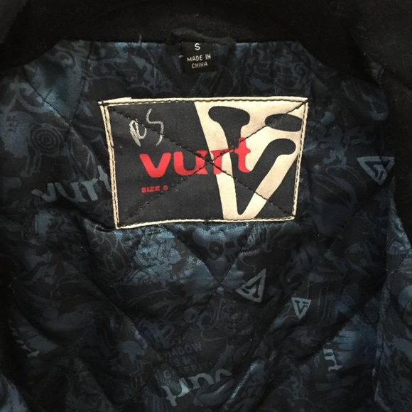 Vurt Quilt lined Wool blend Peacoat double breast - Picture 7 of 8